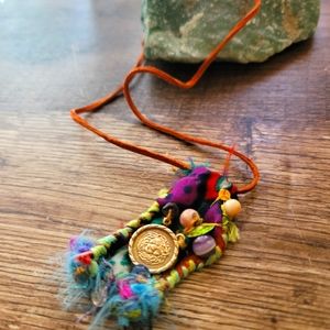 Handmade Lucky Charm (gold-filled)Talisman necklace 😍